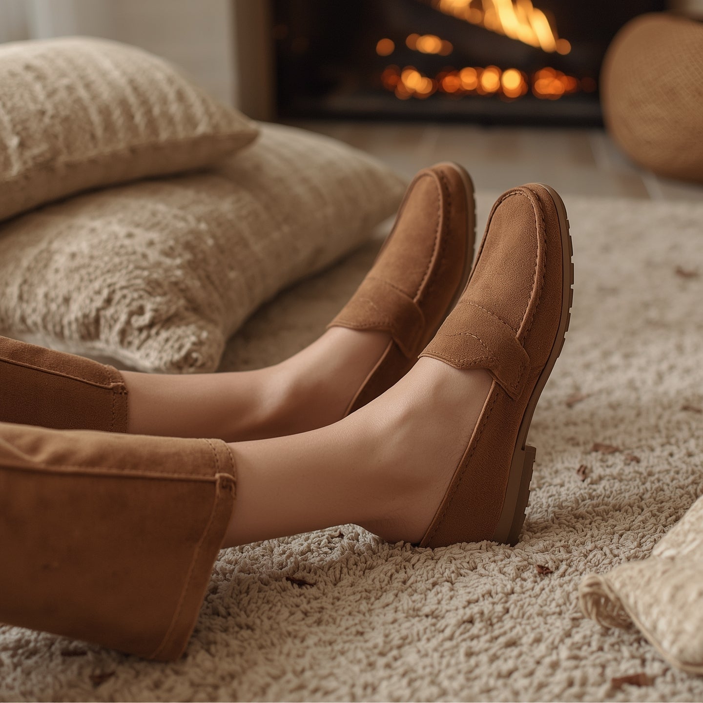 Comfortable Womenβs Comfy Loafers β Slip-On Shoes for Everyday Wear