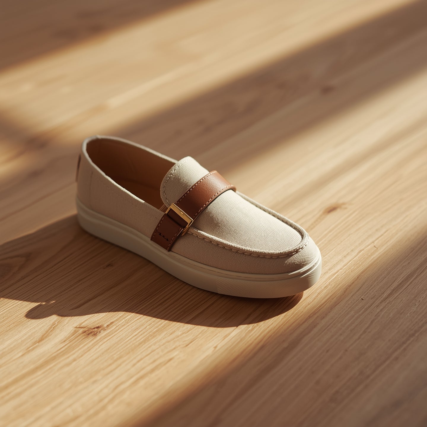 Casual Women’s Canvas Loafers – Comfortable Slip-On Shoes for Everyday Wear