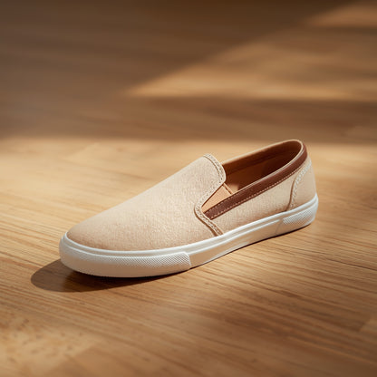 Casual Women’s Canvas Loafers – Comfortable Slip-On Shoes for Everyday Wear