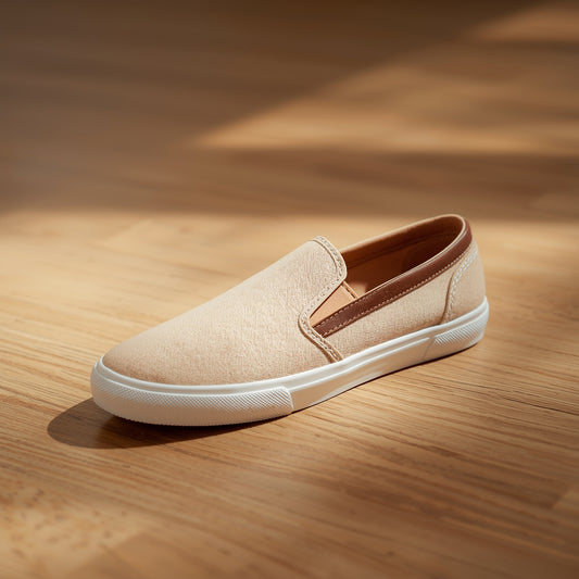 Casual Women’s Canvas Loafers – Comfortable Slip-On Shoes for Everyday Wear