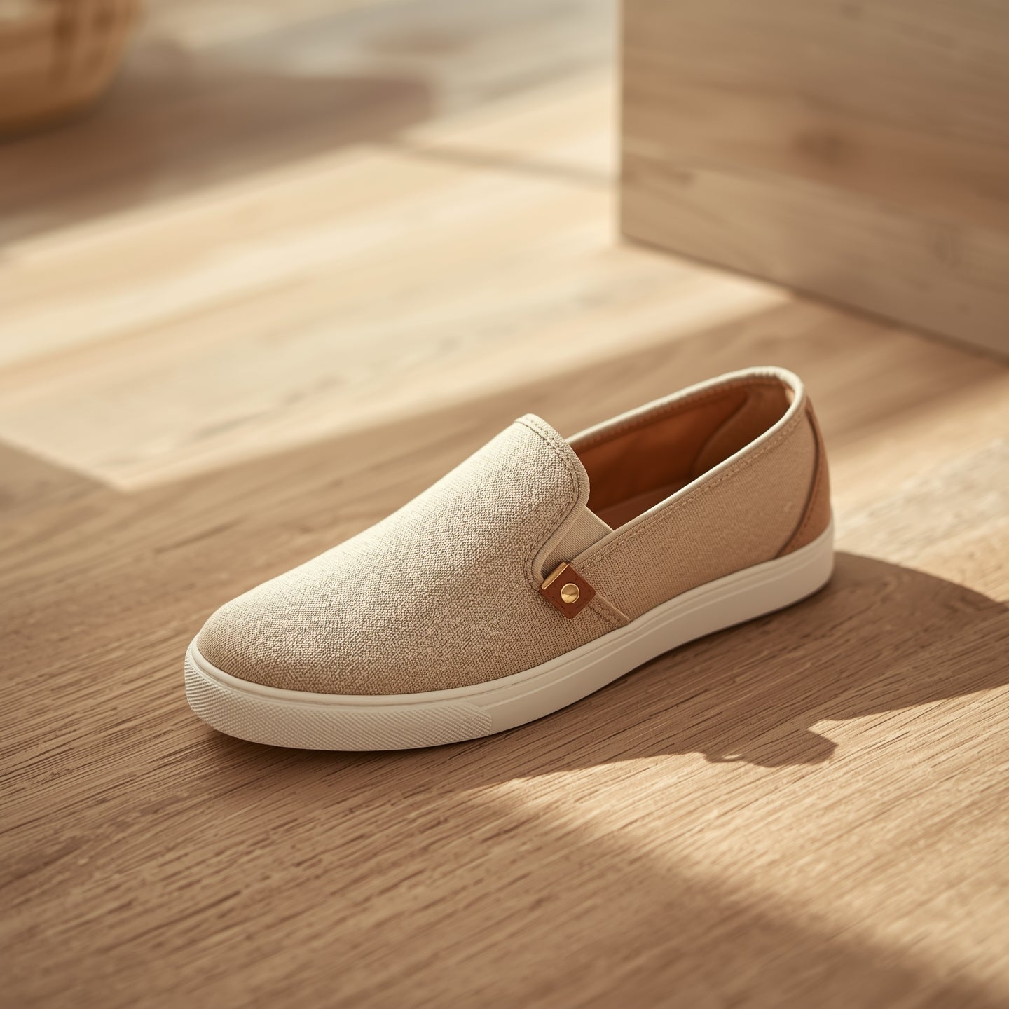 Casual Women’s Canvas Loafers – Comfortable Slip-On Shoes for Everyday Wear