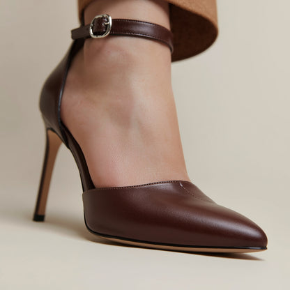 Elegant Women’s Leather Heels – Stylish High Heels for Work & Parties