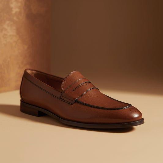 Classic Women’s Penny Loafers – Stylish Slip-On Shoes for Work & Casual Wear