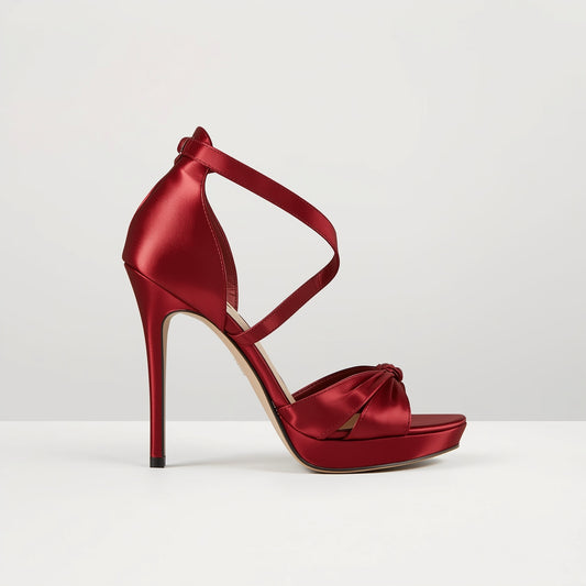 Elegant Women’s Satin Heels – Stylish High Heels for Parties & Special Occasions